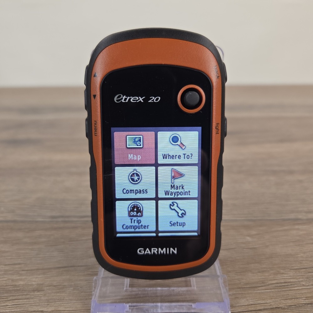 Garmin eTrex 20 Portable Handheld GPS Unit Color Screen - Tested Works Well